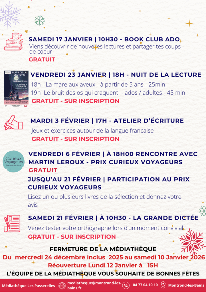 Les Passerelle verso janv fev mars 2026